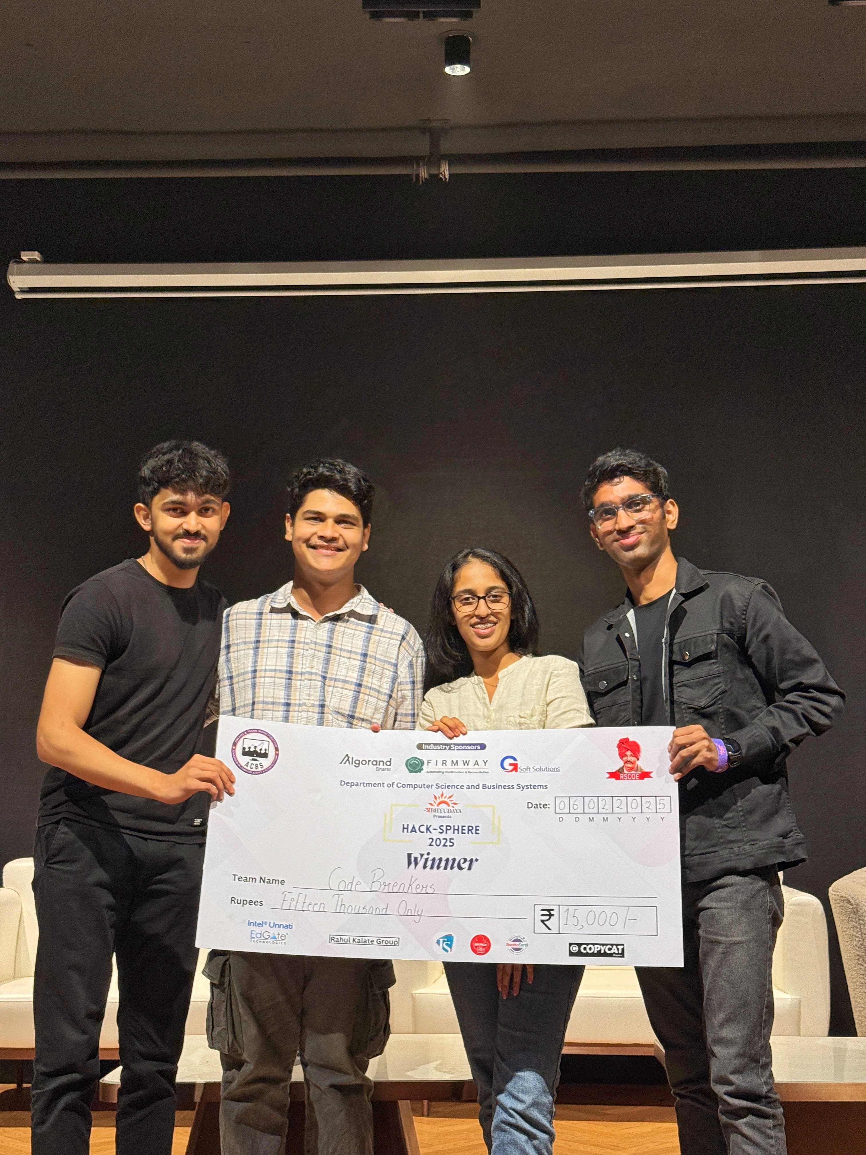 Winning the Hacksphere 2025 cybersecurity track